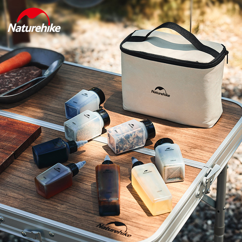 Camping Cooking Pack - Naturehike Condiment Bottle 6/8pcs Outdoor Portable