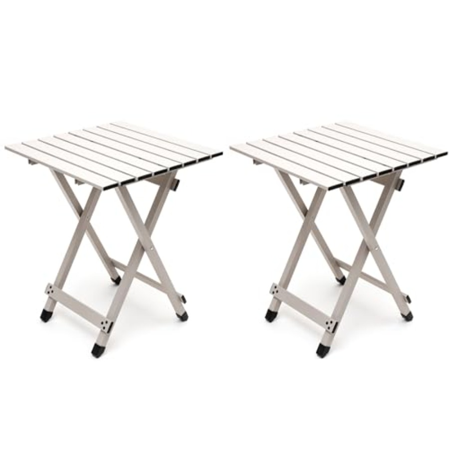 Camping Hiking Cooking - Folding Camping Table - Lightweight Aluminum,