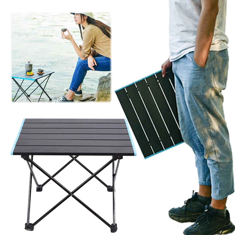 Camping Hiking Cooking - Camping Table Aluminum Alloy Beach Table