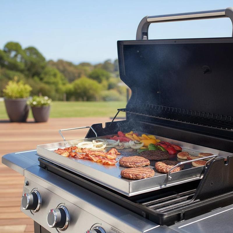 Camping Cooking Handle - Flat Top Grill Plate 23x16 inch