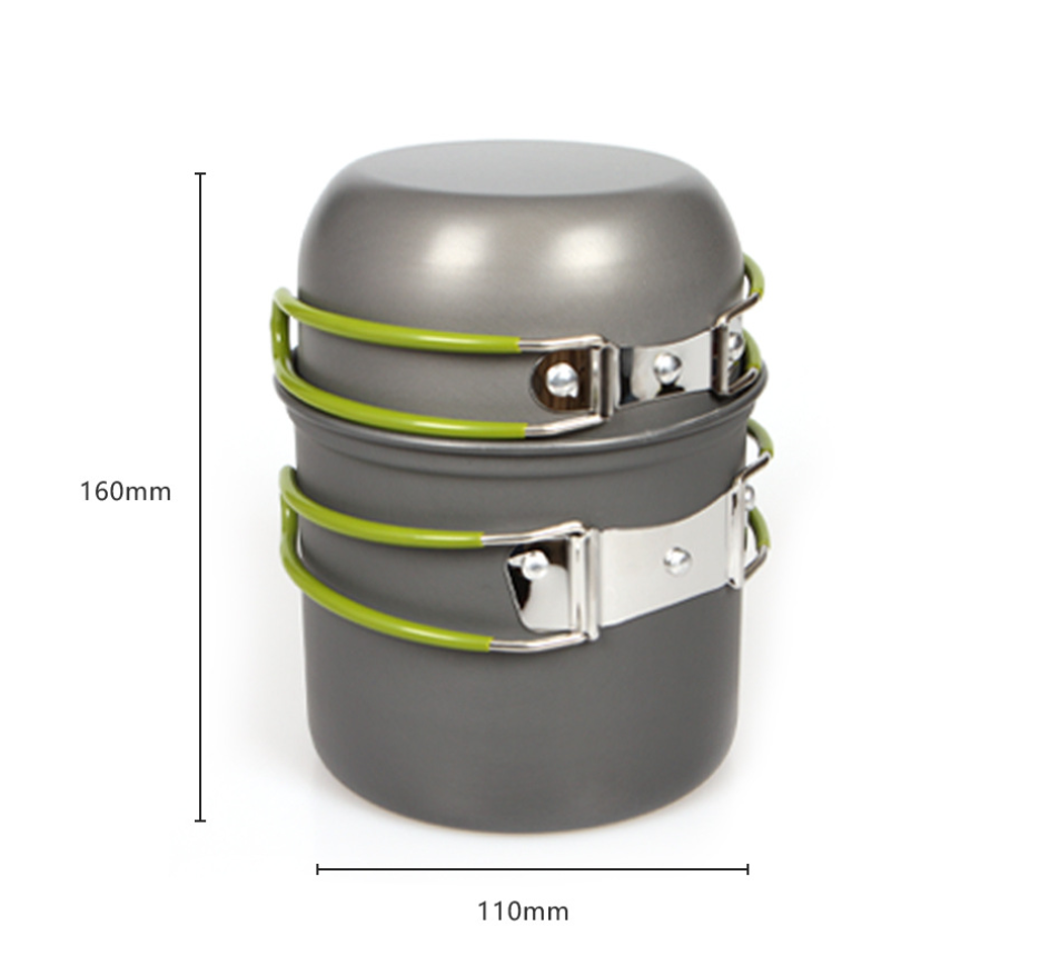 Ultralight Camping Pot Set: Ca – обзор и цена Camping Cooking Unit