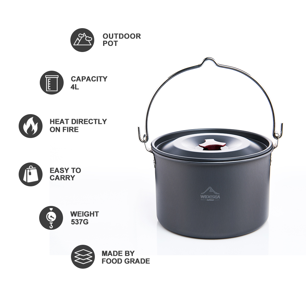 Widesea Hard Anodized Aluminum – обзор и цена Camping Cooking Bag