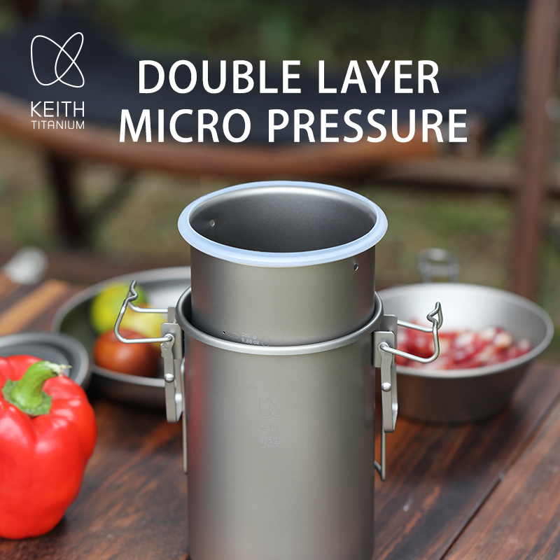 KEITH Pure Titanium Rice Cooke – обзор и цена Camping Hiking Cooking