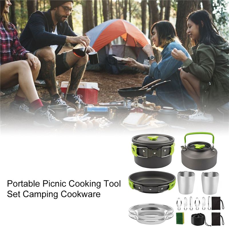 【BUYERS】Camping Cookware Porta – обзор и цена Camping Cooking Accessories Set