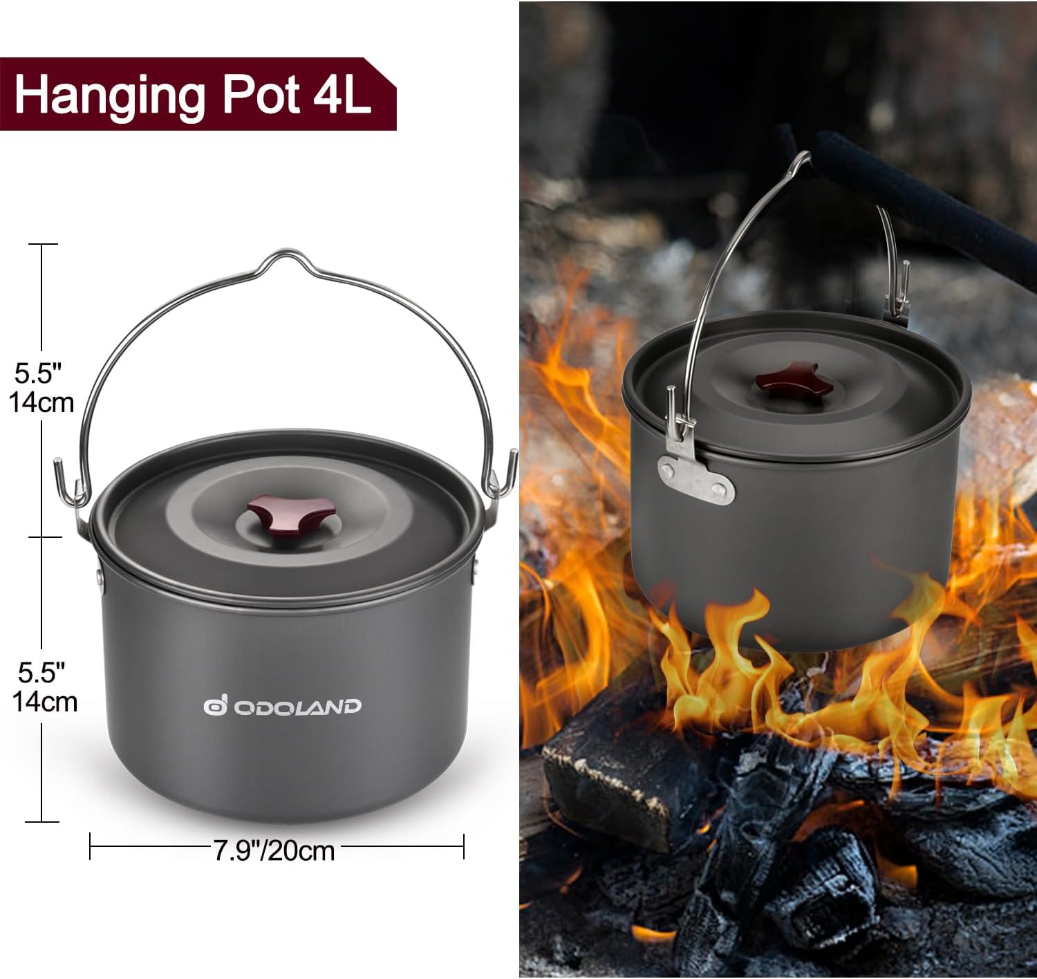 22pcs Camping Cookware Mess Ki – обзор и цена Camping Cooking Set For 4