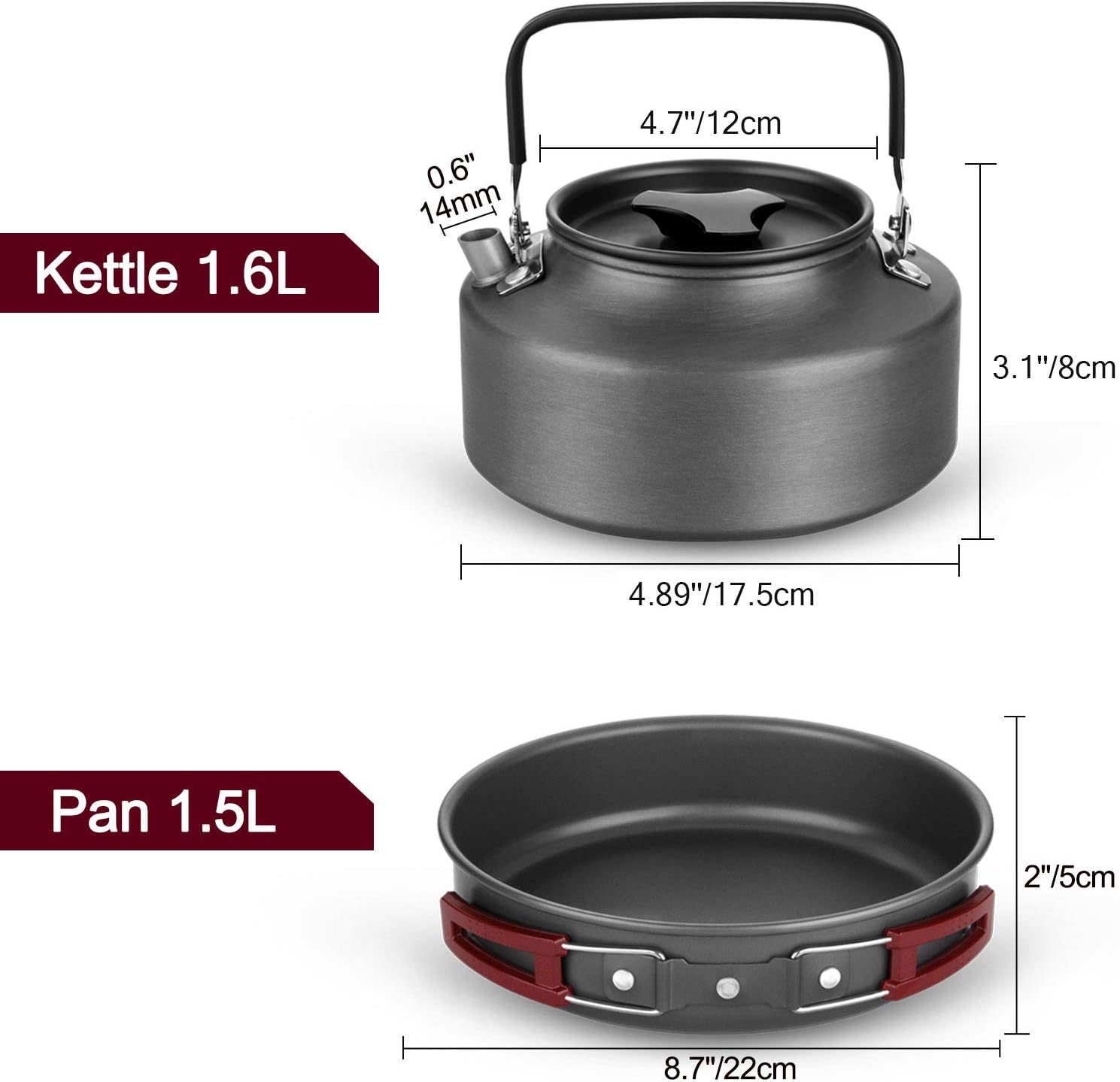 22pcs Camping Cookware Mess Ki – обзор и цена Camping Cooking Set For 4