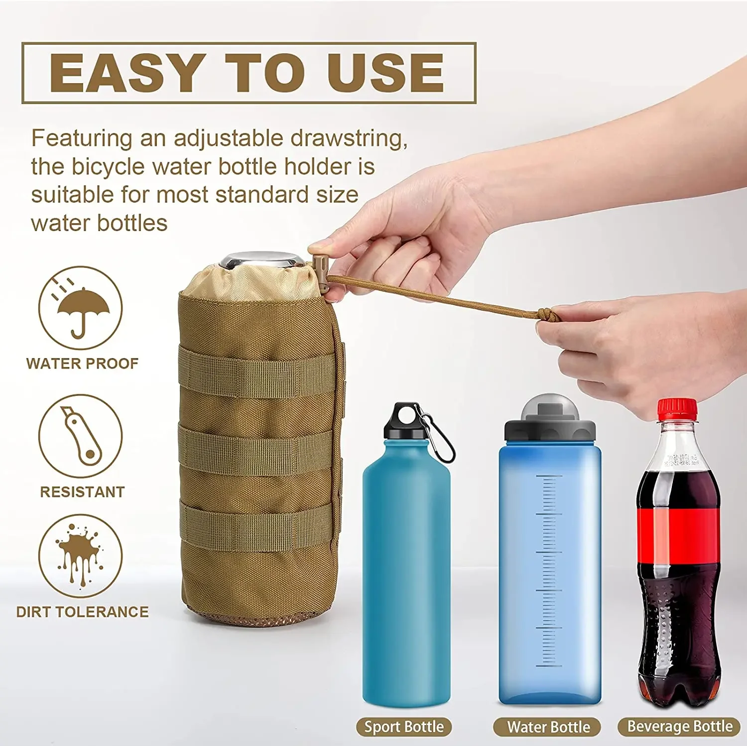 Tactical Molle Water Bottle Ba – обзор и цена Camping Cooking Bag