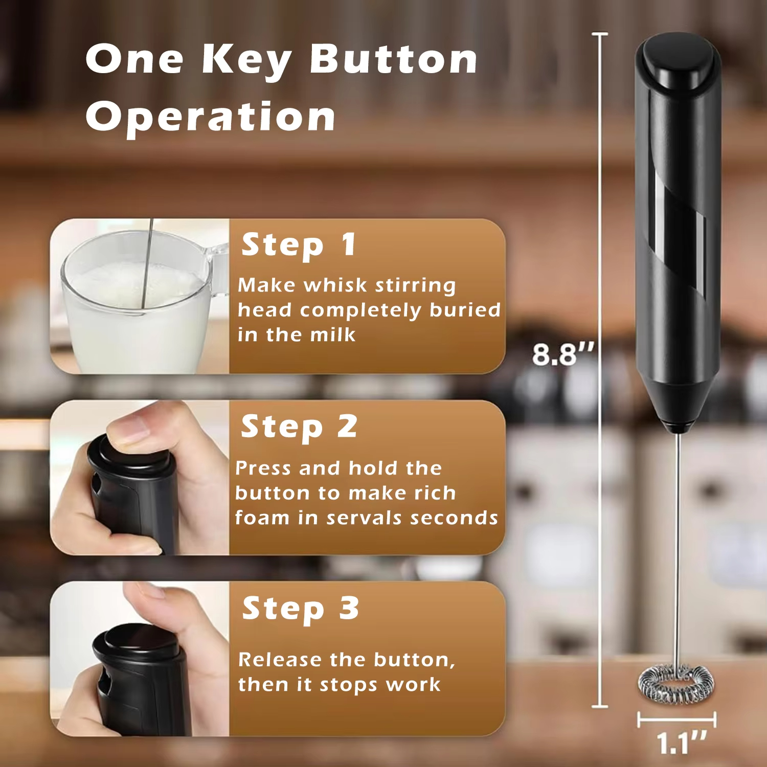 Mini foam machine milk coffee  – обзор и цена Pocket Coffee Maker
