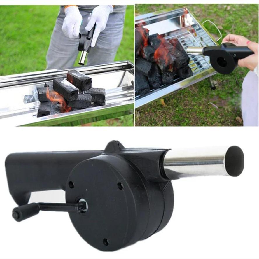 Manual Hand Crank BBQ Fan Port – обзор и цена Camping Cooking Accessories Set
