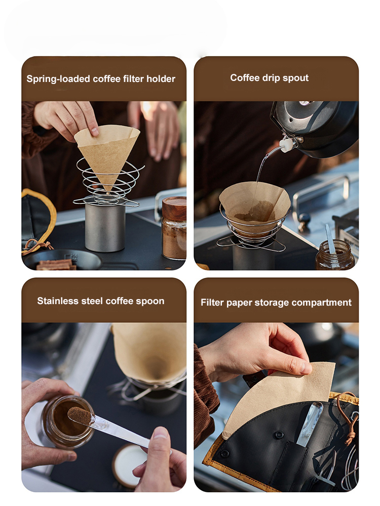 Outdoor Coffee Cutlery Set wit – обзор и цена Camping Cooking And Eating Set