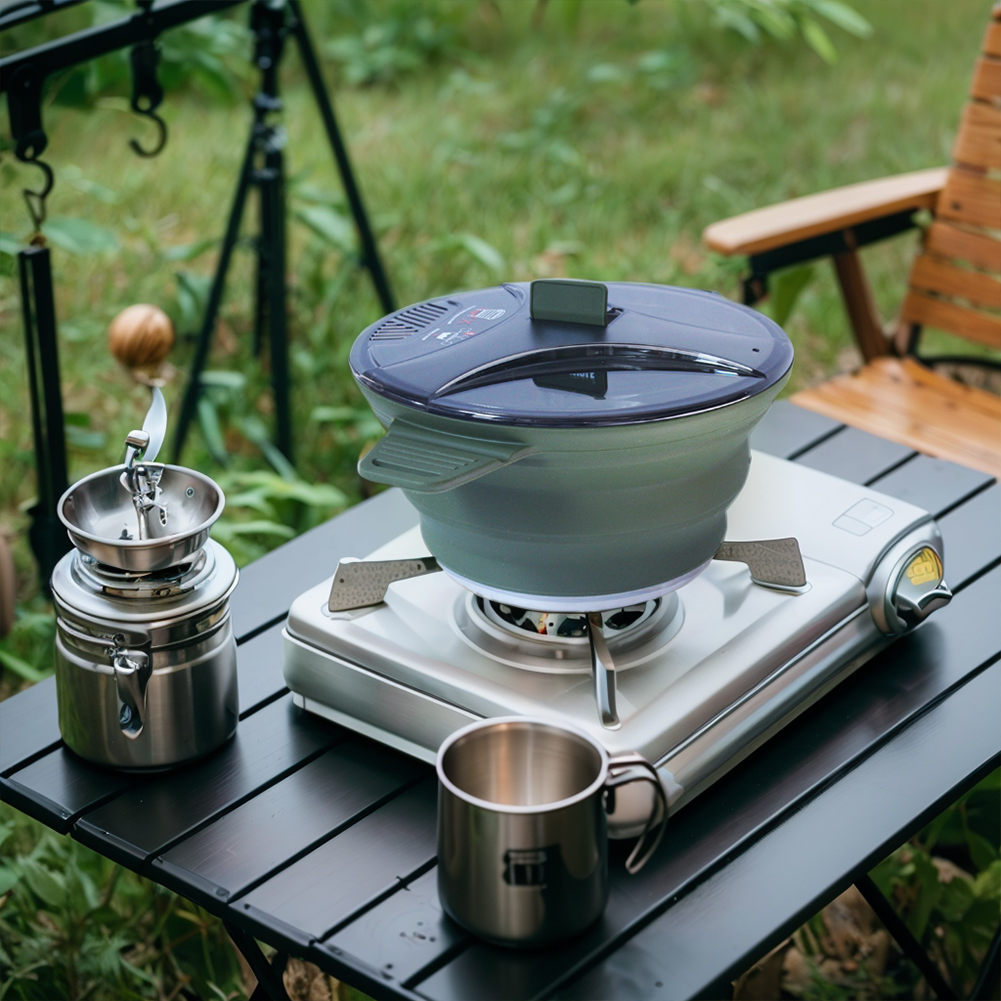 Outdoor Camping Folding Pot, S – обзор и цена Camping Hiking Cooking