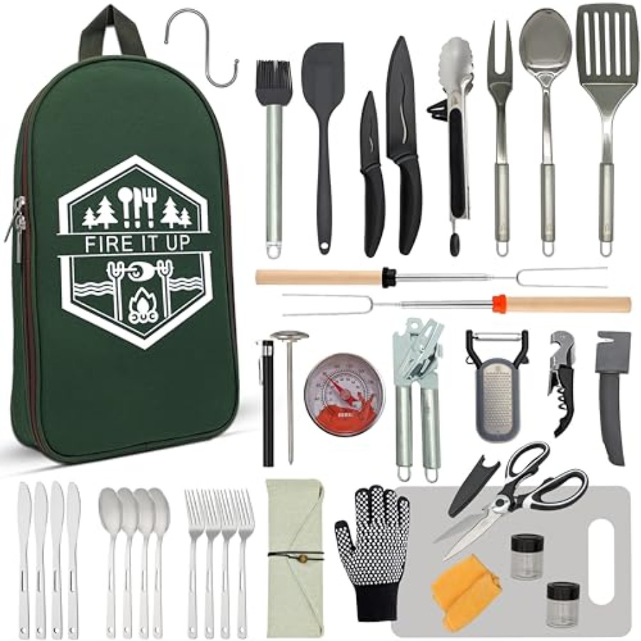 Grilling and Camping Cooking U – обзор и цена Camping Cooking Accessories Set