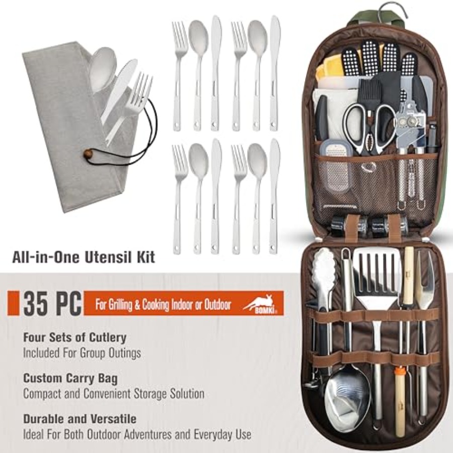 Grilling and Camping Cooking U – обзор и цена Camping Cooking Accessories Set