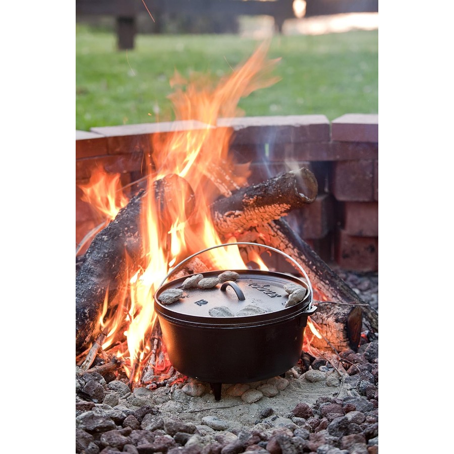 8 Quart Pre-Seasoned Cast Iron – обзор и цена Camping Cooking Handle
