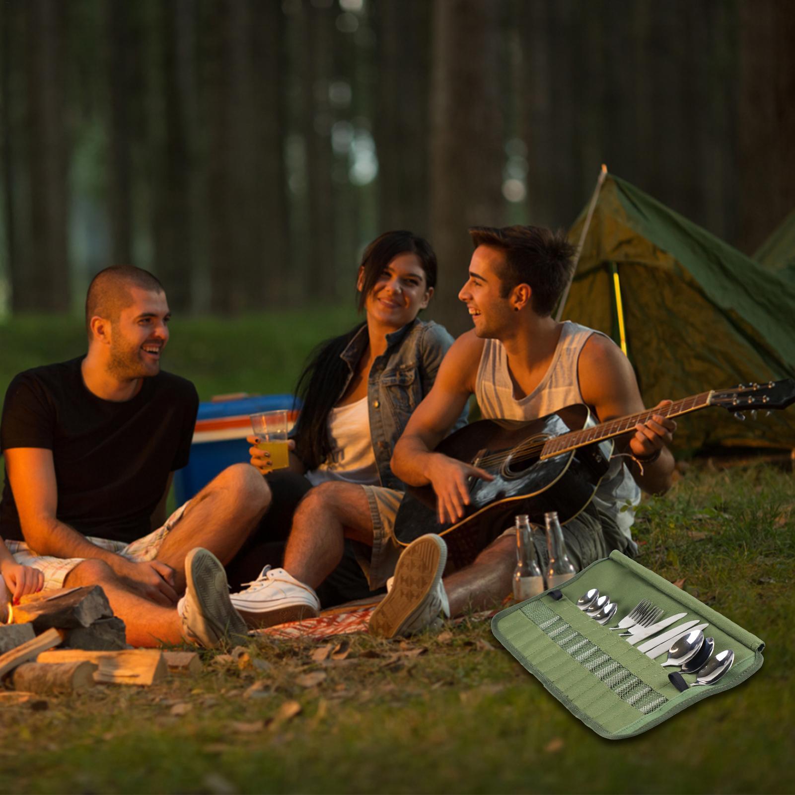 Camping Tableware Roll Bag Kit – обзор и цена Camping Cooking Bundle