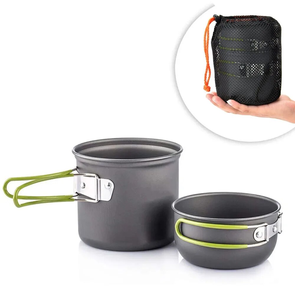 Camping Cookware Mess Kit Ultr – обзор и цена Camping Cooking Pack