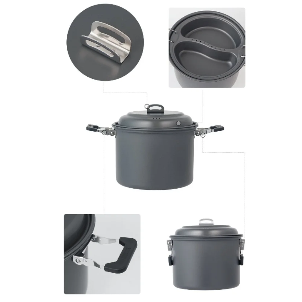 1 Set 6L Outdoor Dual-Purpose  – обзор и цена Camping Cooking Accessories Set