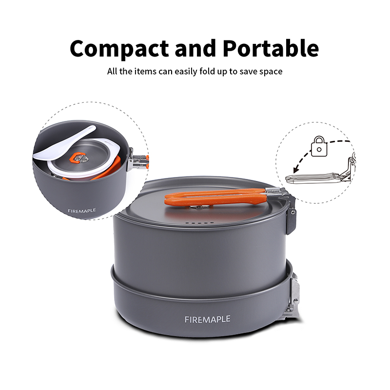 Fire Maple 4-5 Person Cookware – обзор и цена Camping Cooking Set For 4