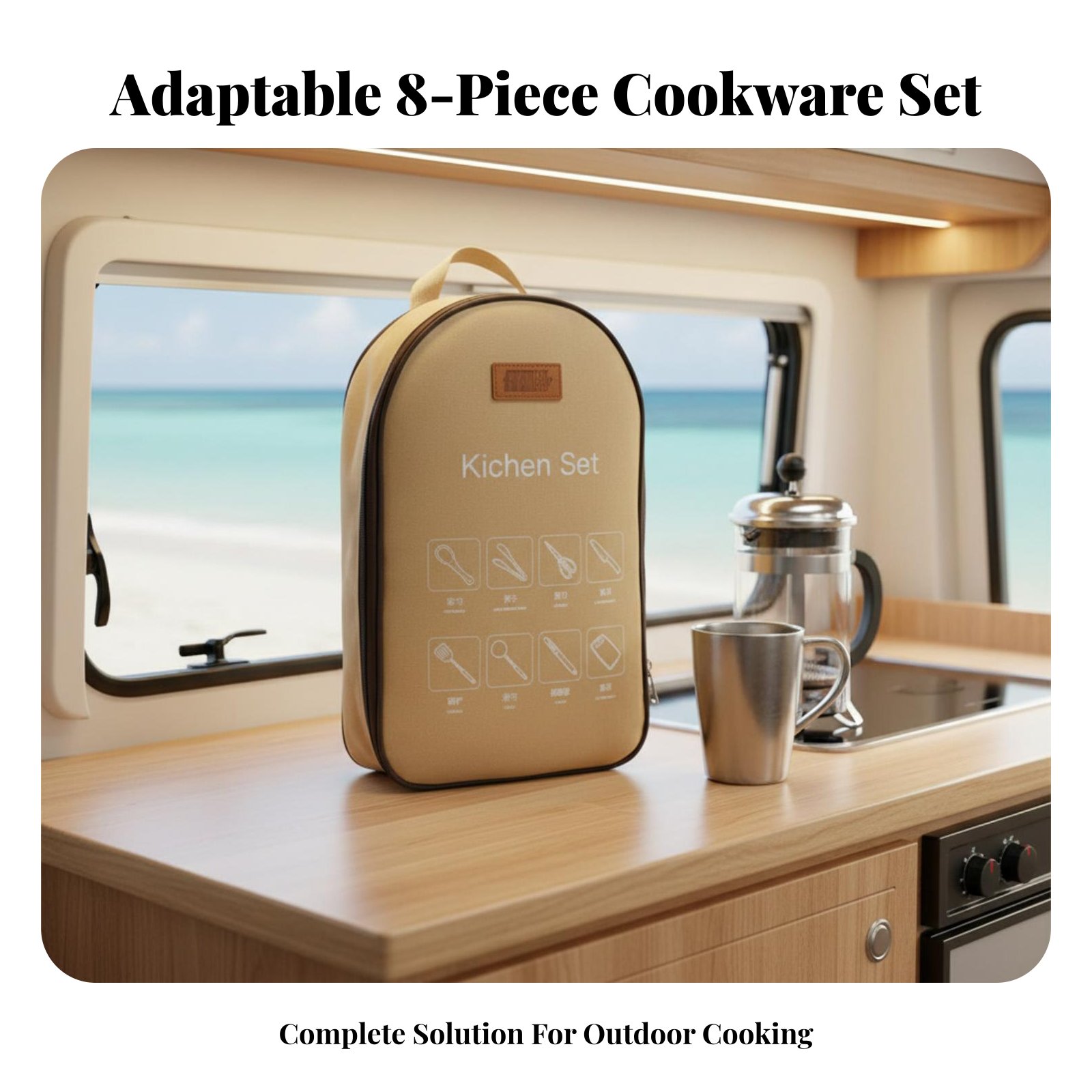 Outdoor Portable Cooking Utens – обзор и цена Camping Cooking And Dining Set