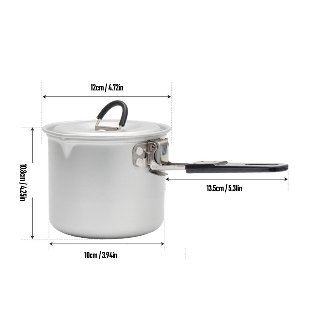 Camping Cooking Pot, 770ml Por – обзор и цена Camping Cooking Pot With Lid