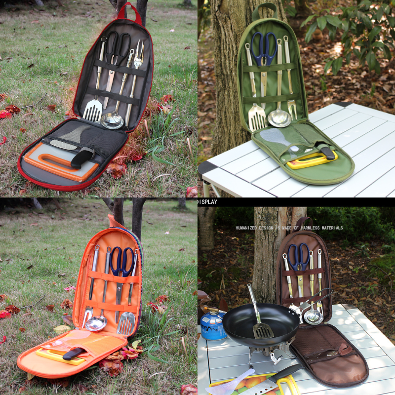 7pcs Camping Kitchen Utensil S – обзор и цена Camping Cooking Pack