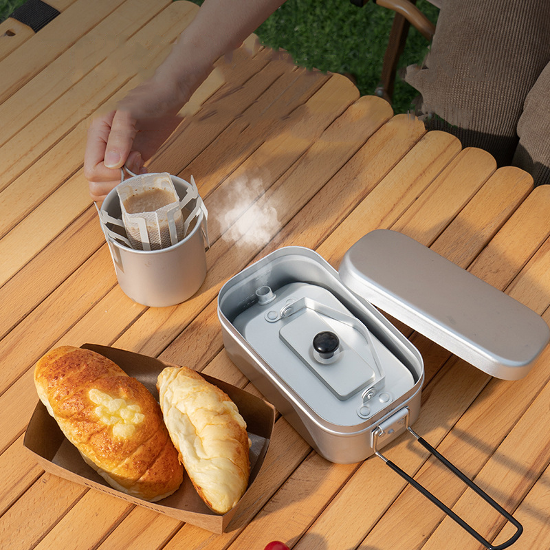 Ultralight Portable Picnic Cam – обзор и цена Camping Cooking Set With Kettle