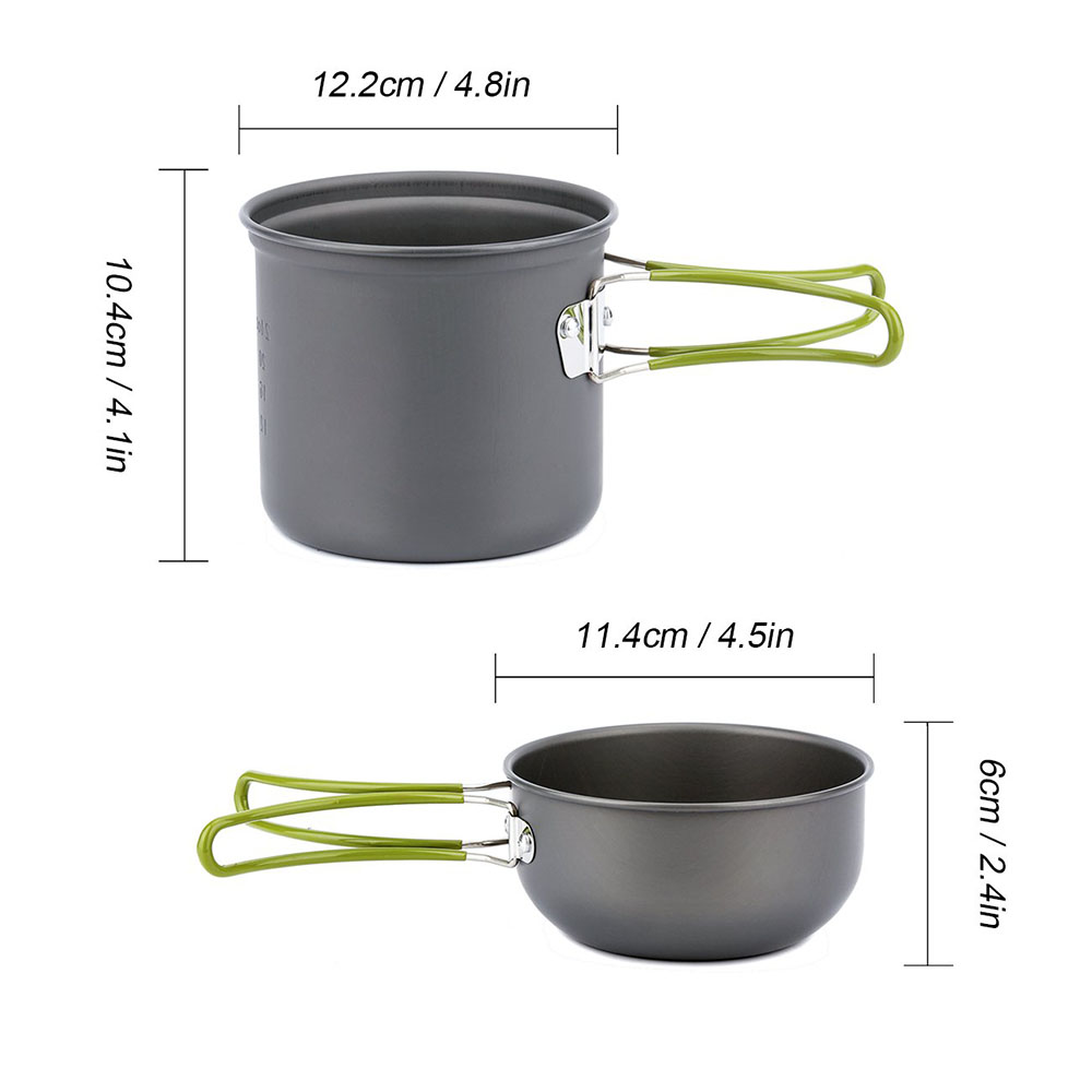 Ultralight Camping Pots Cookwa – обзор и цена Camping Cooking Pack