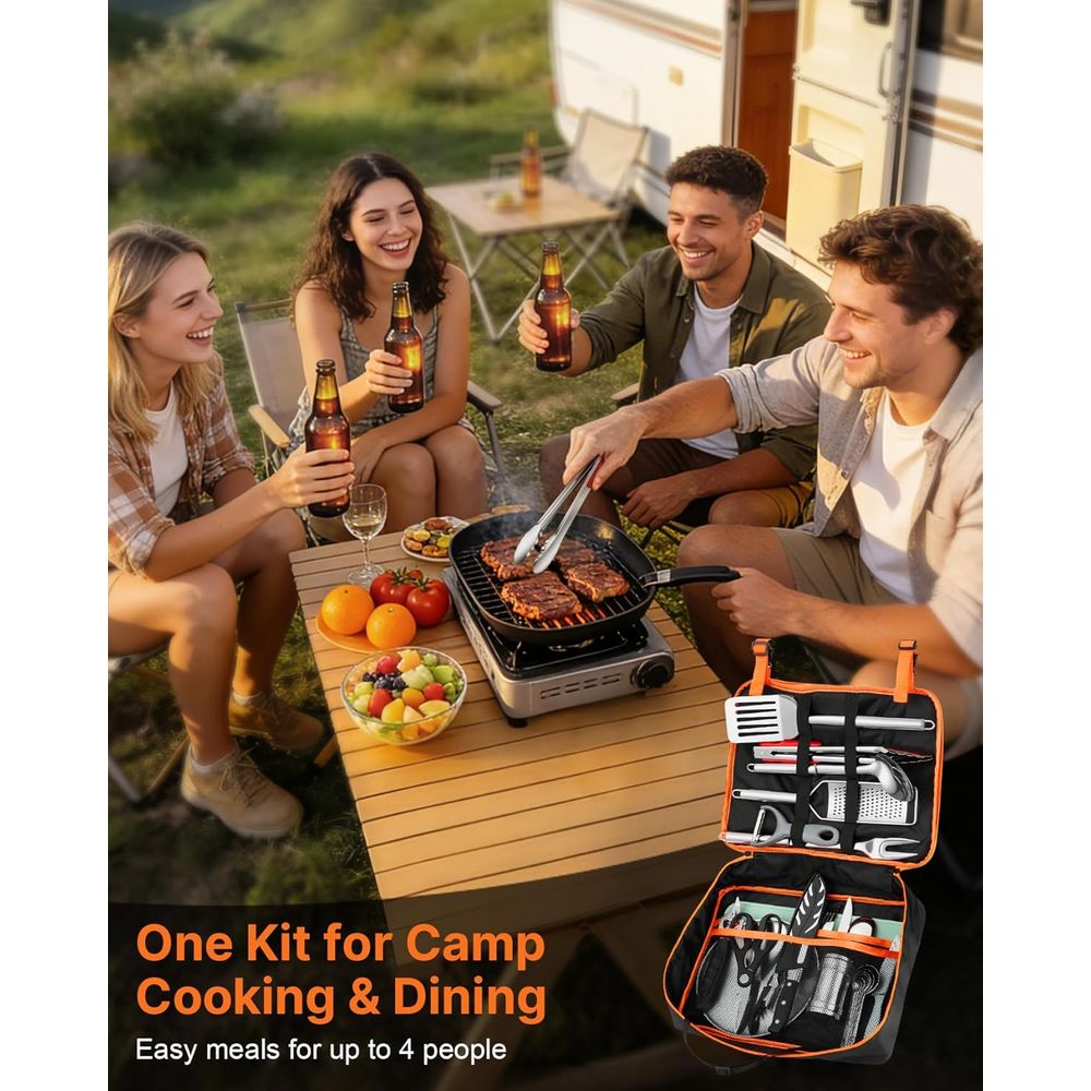 Compact Camping Kitchen Set wi – обзор и цена Camping Cooking Bag