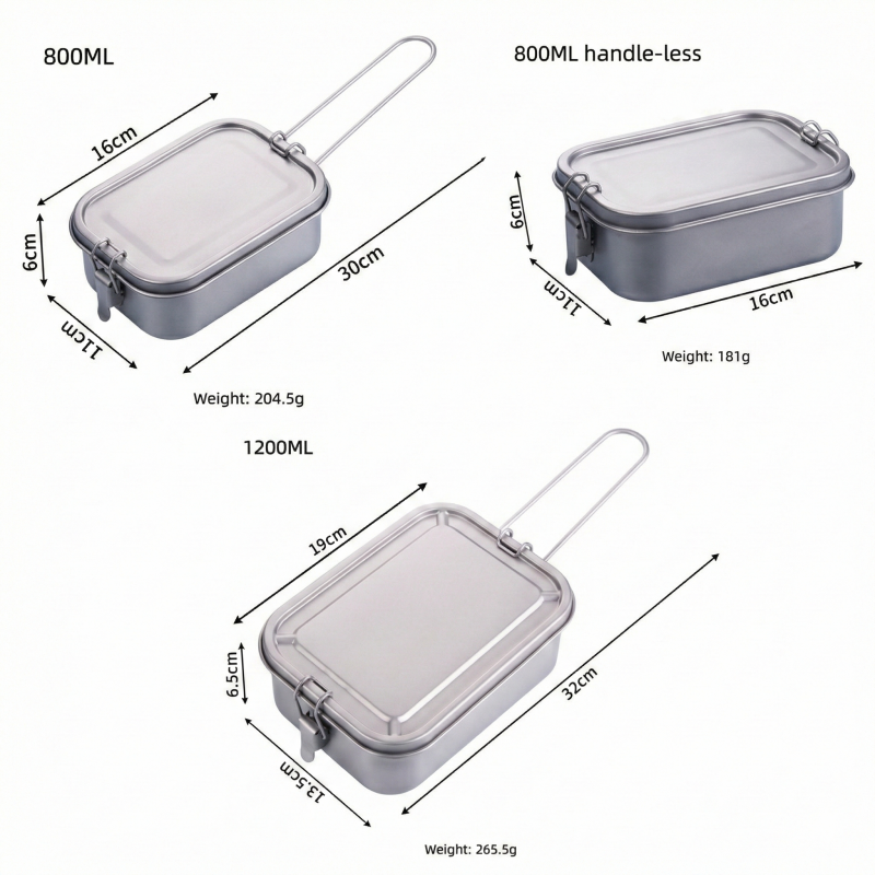 Titanium Lunch Box with Lid an – обзор и цена Camping Cooking Pot With Lid