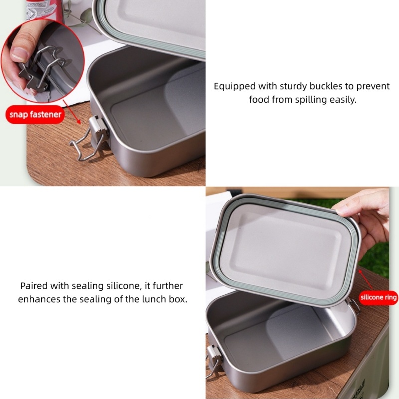 Titanium Lunch Box with Lid an – обзор и цена Camping Cooking Pot With Lid