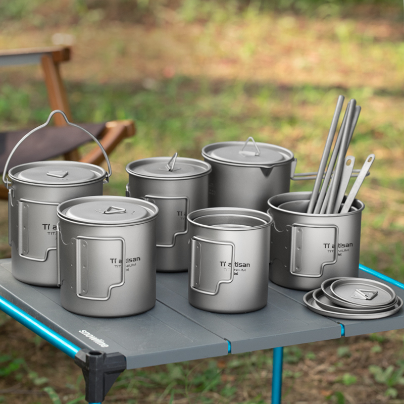 Tiartisan Outdoor Titanium Lig – обзор и цена Camping Cooking Pot With Lid
