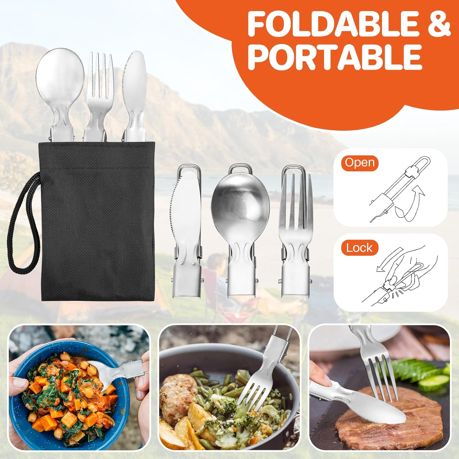 Non-Stick Camping Cookware Set – обзор и цена Camping Cooking Set With Kettle