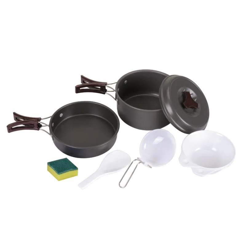 Bulin Outdoor Pot Set Pot Camp – обзор и цена Camping Cooking Set With Kettle