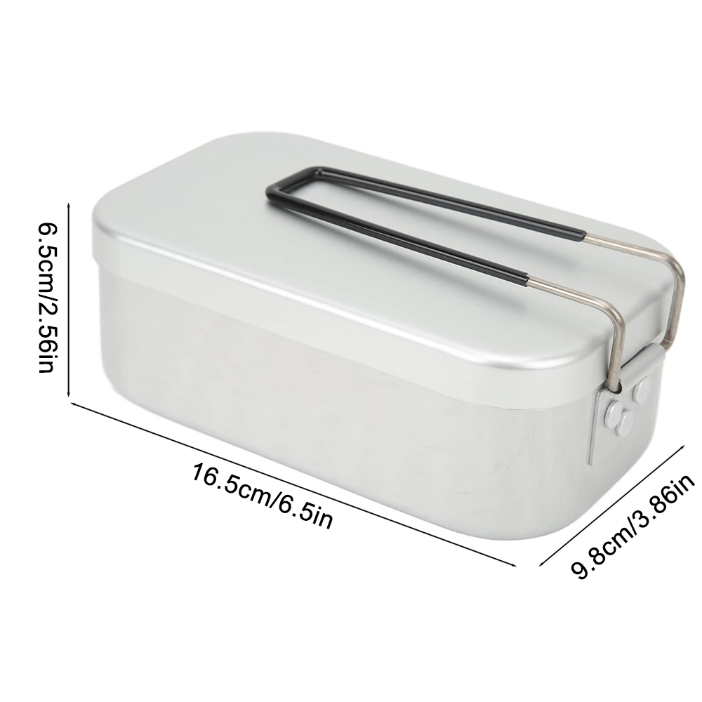 800ML Aluminum Lunch Boxes Out – обзор и цена Camping Cooking Pack