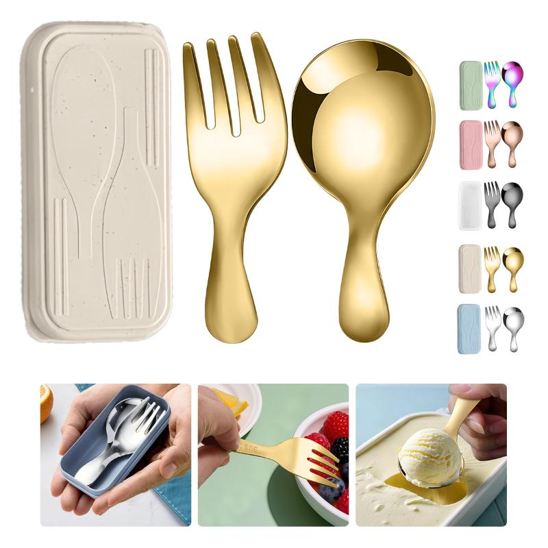 Stainless Steel Tableware Set  – обзор и цена Camping Hiking Cooking