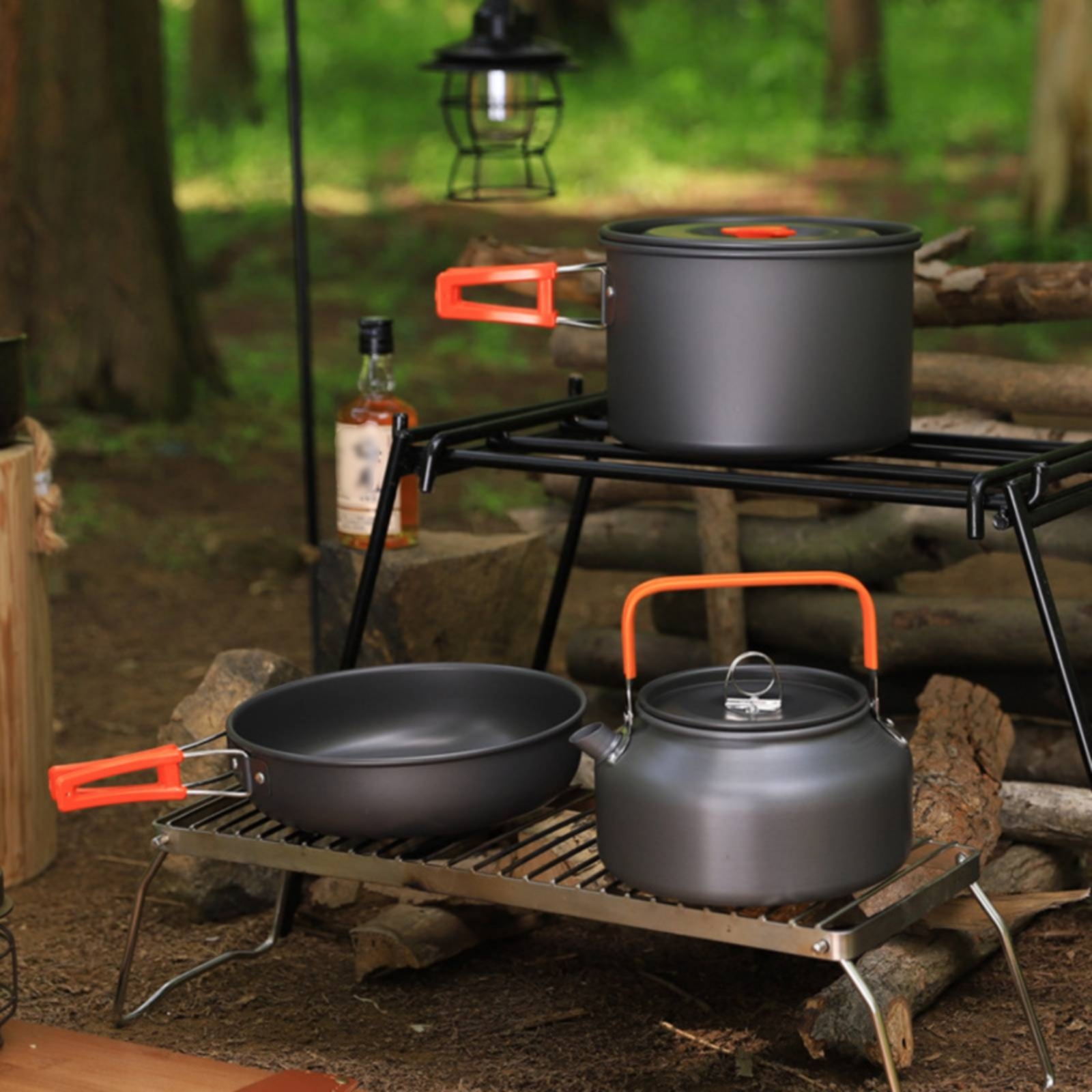 Camping Pot and Kettle Set Nes – обзор и цена Camping Cooking Set With Kettle