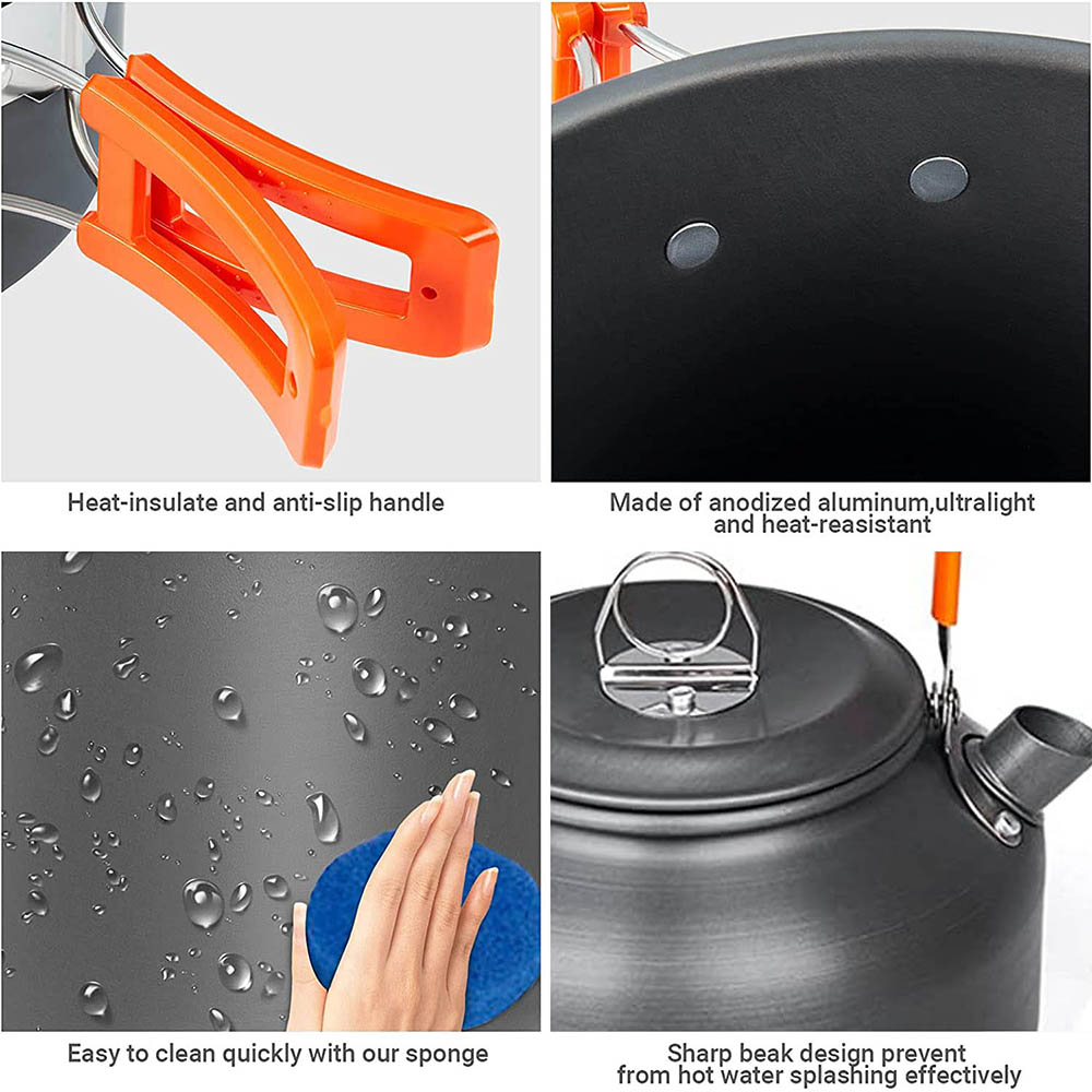 1pcs/1set Camping Cookware Kit – обзор и цена Camping Cooking Pack