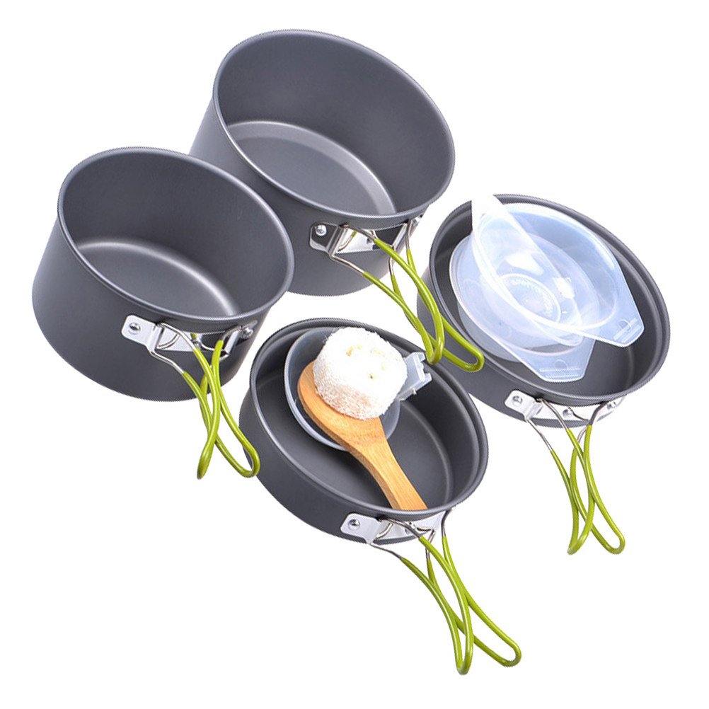 1Set Portable Camping Cookware – обзор и цена Camping Hiking Cooking