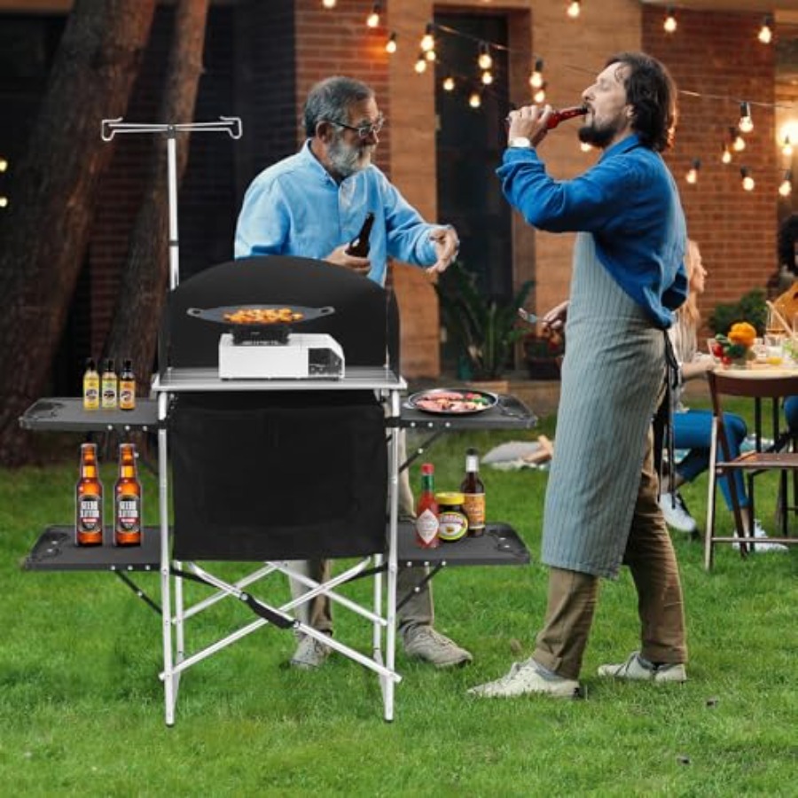 Camping Kitchen Table for Outd – обзор и цена Camping Cooking Set For 4