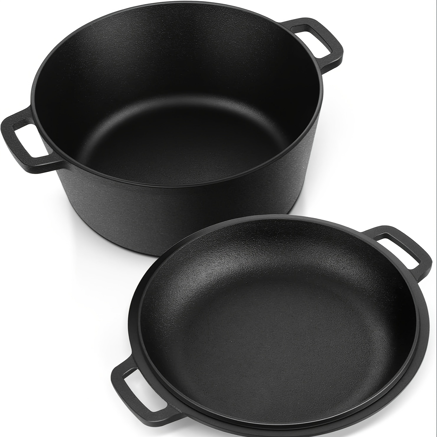Black 5 QT Cast Iron Dutch Ove – обзор и цена Camping Cooking Pot With Lid