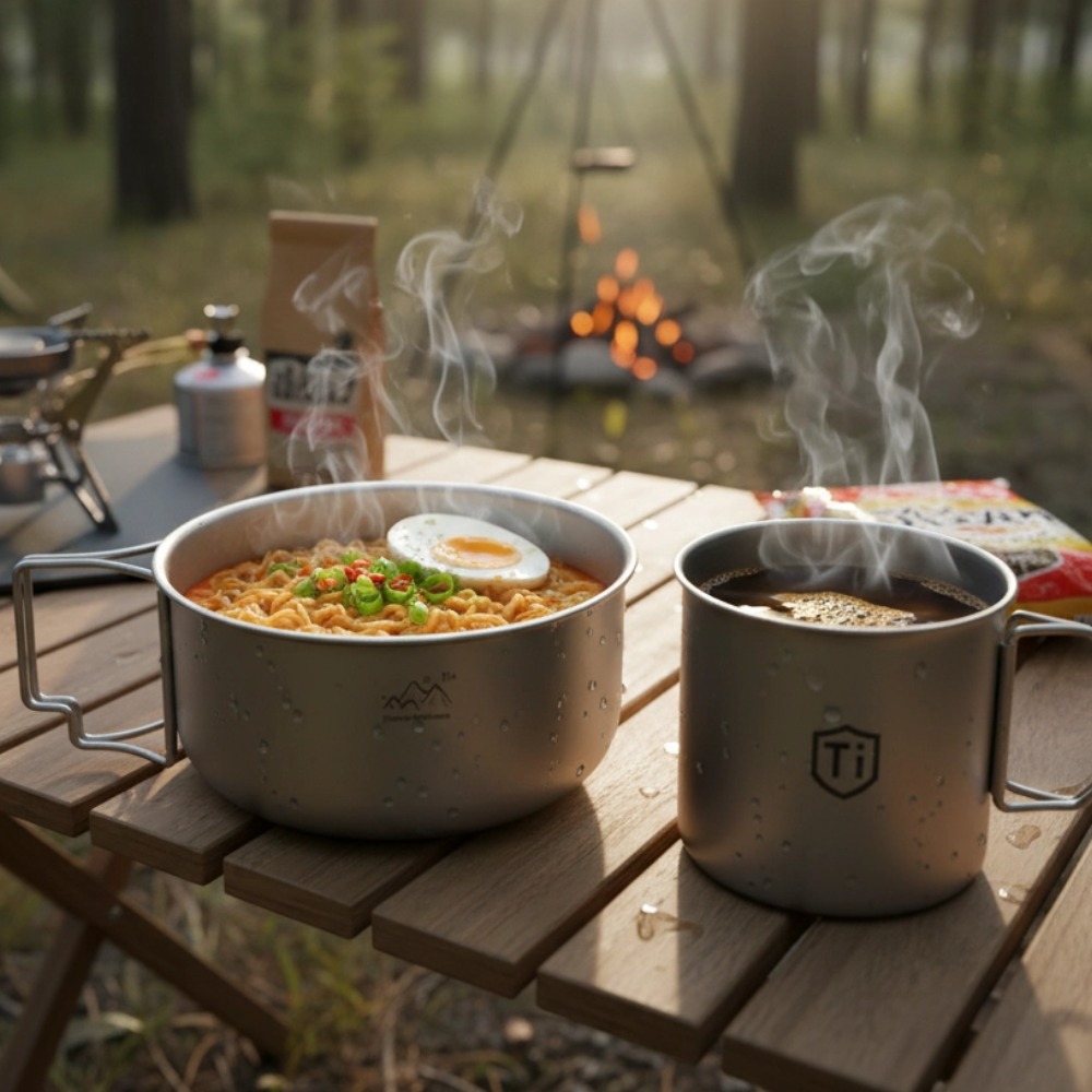220/550ml Ultralight Camping C – обзор и цена Camping Cooking Pot With Lid