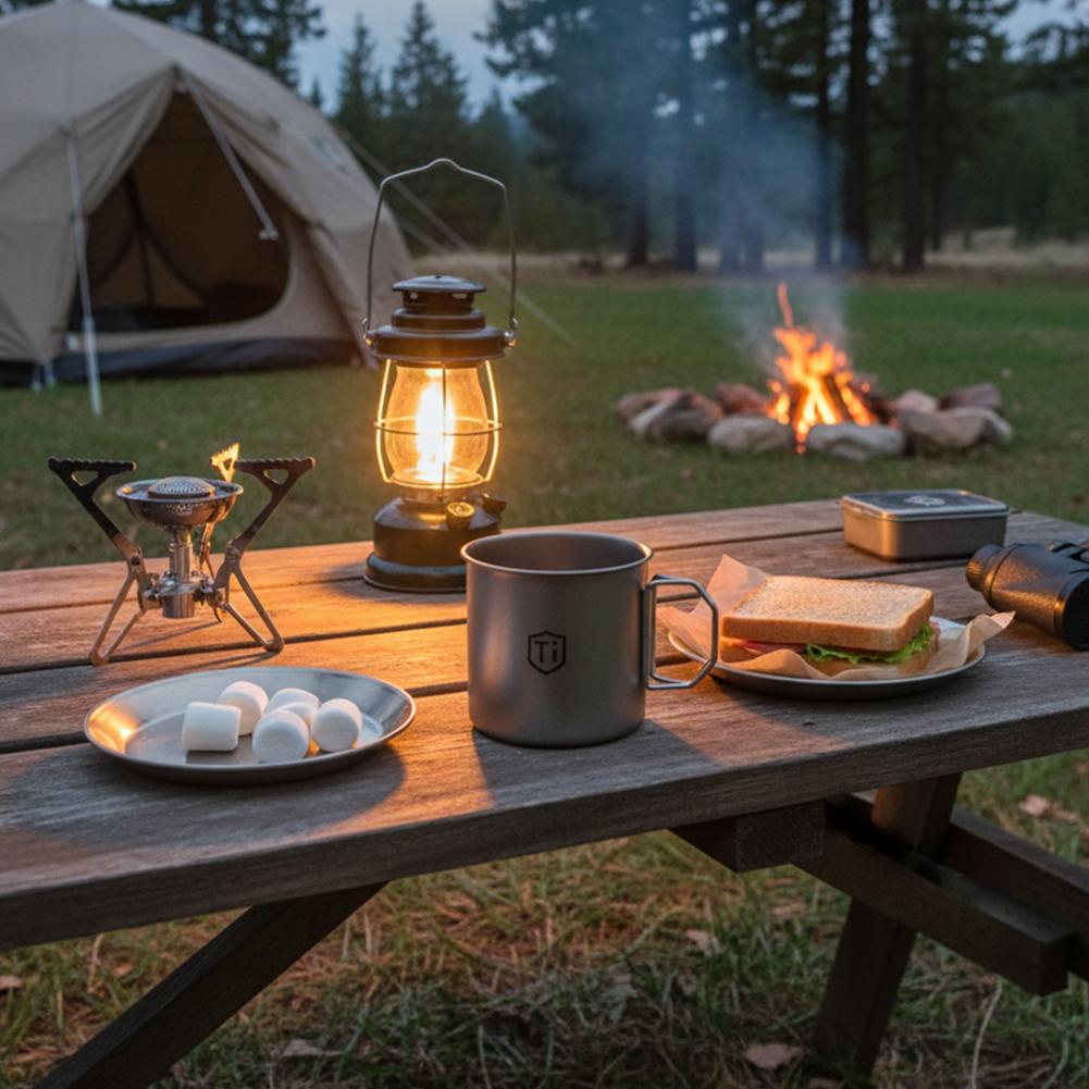 220/550ml Ultralight Camping C – обзор и цена Camping Cooking Pot With Lid
