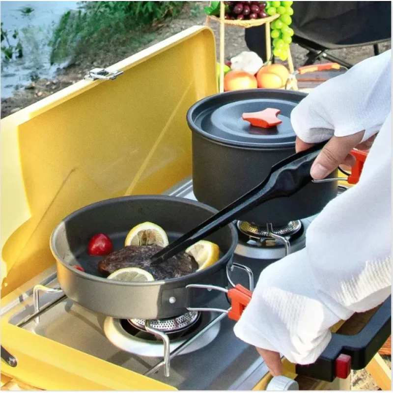 Camping Cookware Set Outdoor P – обзор и цена Camping Cooking And Eating Set