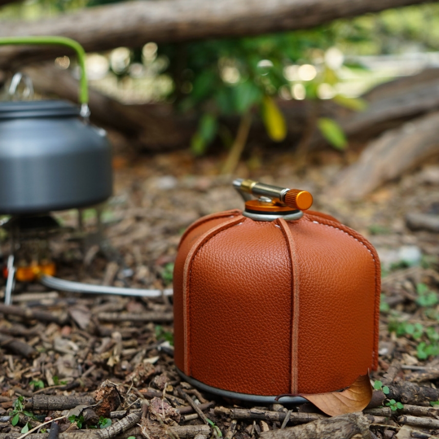 1 pc Camping Flat Gas Tank Lea – обзор и цена Cooking On Camping Stove