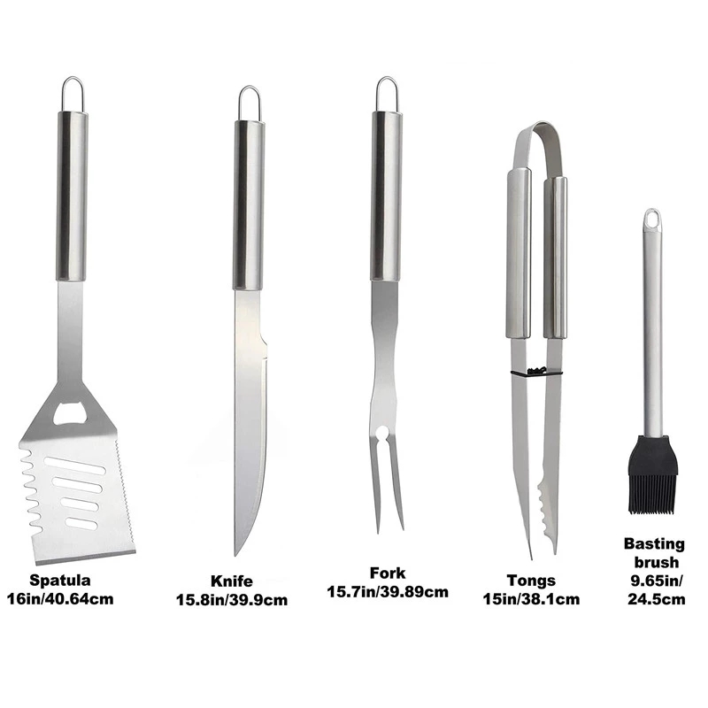 BBQ Tools Set Barbecue Grillin – обзор и цена Camping Cooking Set For 4