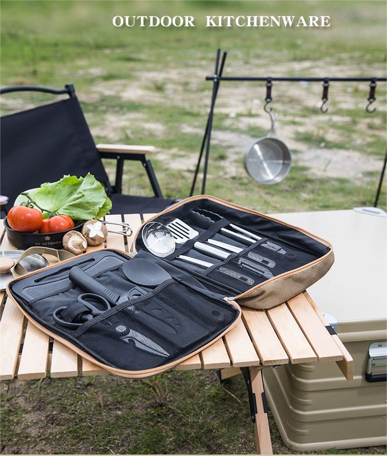 Outdoor Camping Kitchenware 8- – обзор и цена Camping Cooking And Eating Set