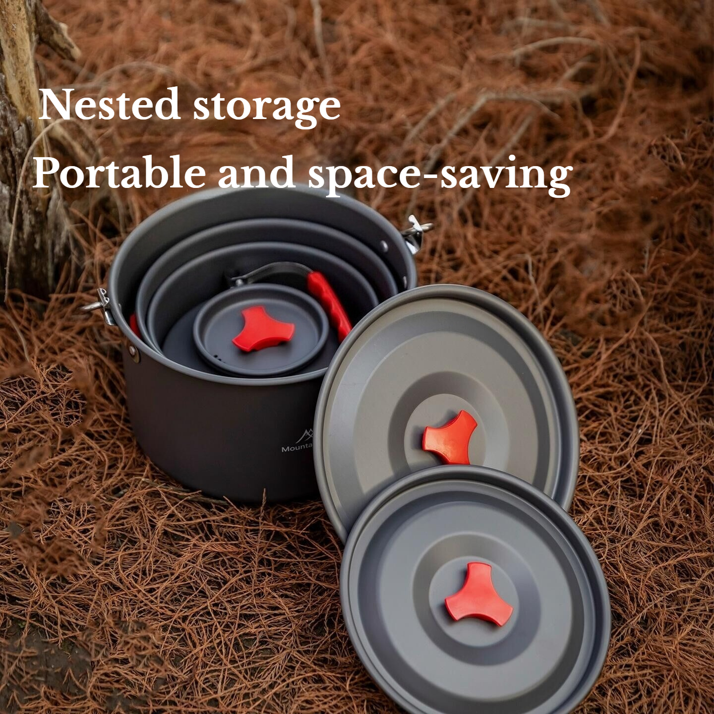MOUNTAINHIKER Camping Cookware – обзор и цена Camping Cooking Set With Kettle