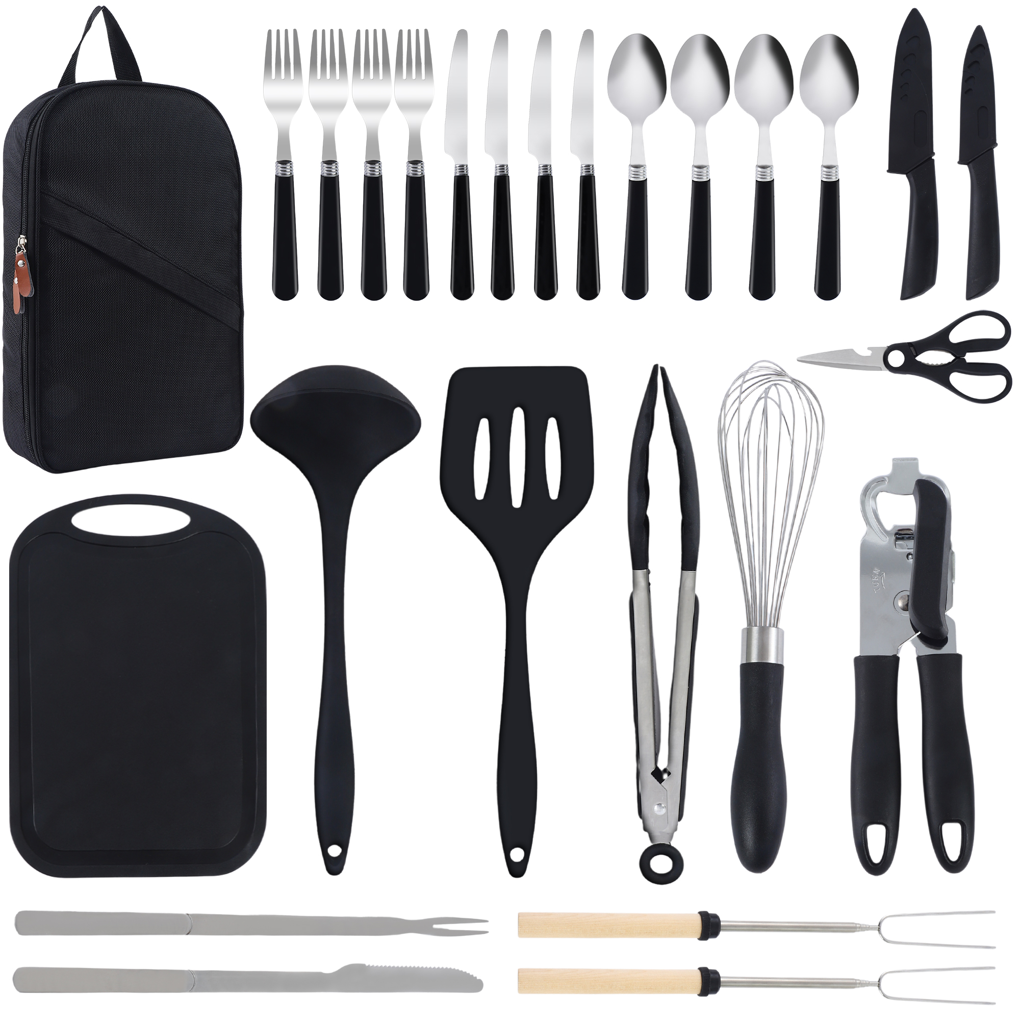 26Pcs Outdoor Camping Cooking  – обзор и цена Camping Cooking Bundle