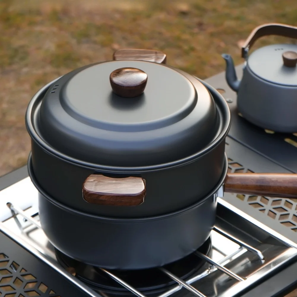 3L Camping Cooking Pot Set Alu – обзор и цена Camping Cooking Pot With Lid