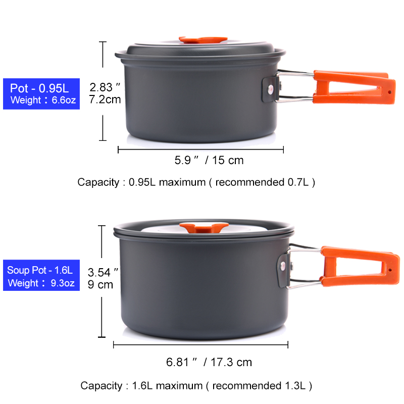 Widesea Camping Outdoor Cookwa – обзор и цена Camping Cooking Pack